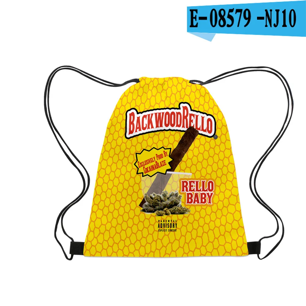 

3d Haikyuu Drawstring Bag Bunch Of Pocket Polyester Cloth Ghost Exterminated Blade Backpack Kawaii Bag Me Contro Te Blade Gash