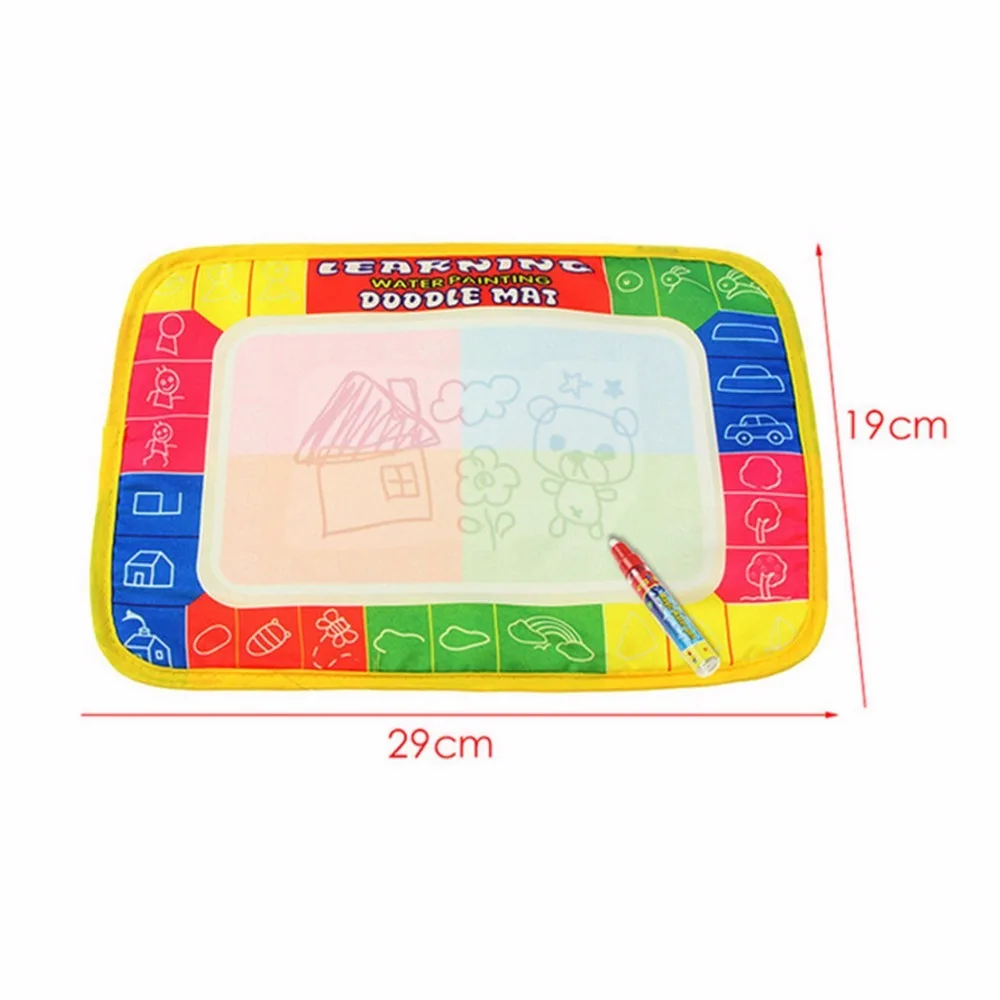 

OCDAY Baby Kids Water Drawing Board with Magic Pen Doodle Painting Picture Water Drawing Play Mat Drawing Toys for Children Gift