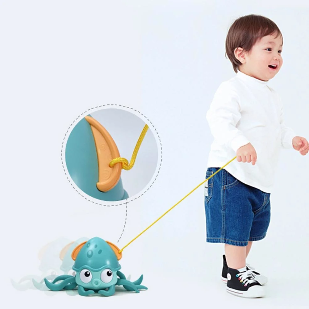 Children's 2-in-1 Octopus bath toys clock games bathtub beach bright | Игрушки и хобби