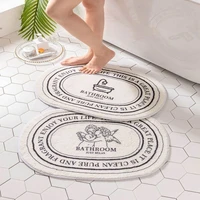 ins style bathroom carpet microfiber bathtub side floor non slip bath mats toilet rugs doormat for shower tapis salle de bain