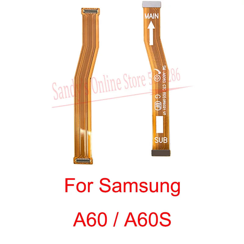 Гибкий кабель основной материнской платы для Samsung Galaxy A60 A605 A605F / A60S A607 разъем ЖК