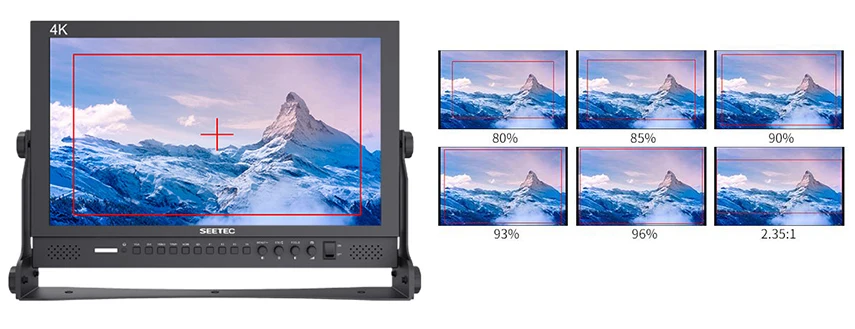 Seetec 4K173-9HSD-192( P173-9HSD) 17,3 дюймов ips алюминий 1920x1080 FHD 3G-SDI HDMI 4K вещательный монитор с AV YPbPr