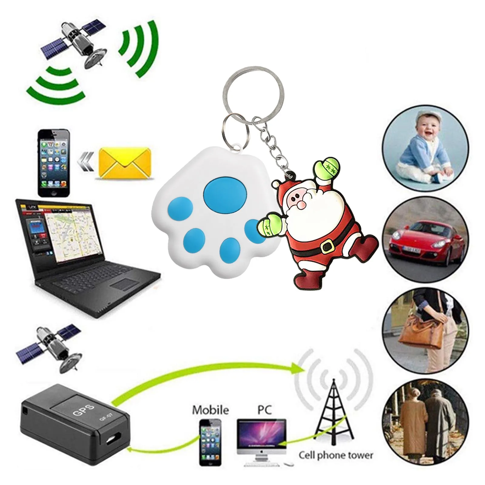 Смарт-трекер для поиска ключей устройство против потери водонепроницаемый