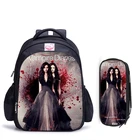 Школьный ранец с дневниками вампира для мальчиков и девочек, детские школьные наборы, сумки для карандашей для малышей, 16 дюймов
