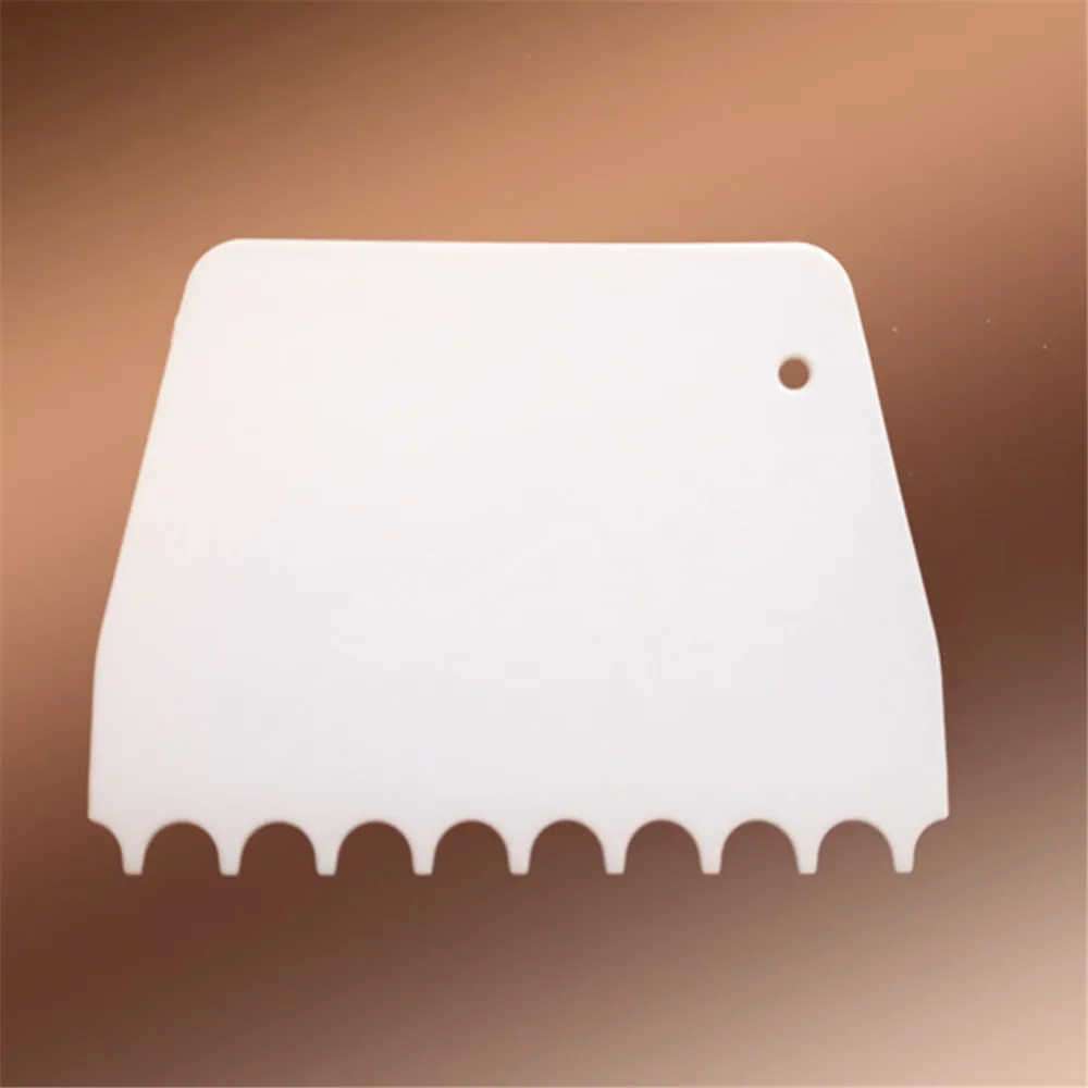 Крем скребок нерегулярные зубы Край DIY украшения торта помадка кондитерские