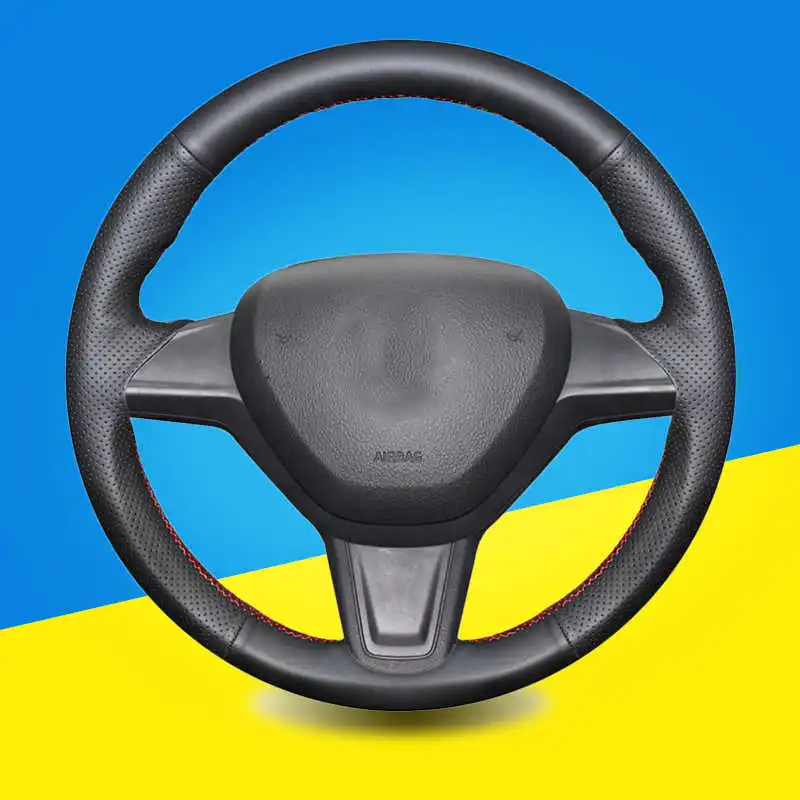 

Оплетка на руль автомобиля для Skoda Citigo 2013-2019 Fabia 2013-2019 Yeti