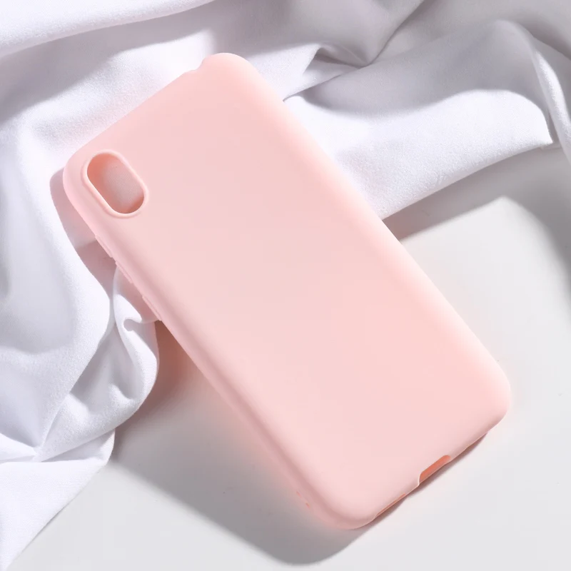 pink Чехол чехол для huawei Honor 8s Y5 ультра яркие цвета, мягкий ТПУ задняя крышка силиконовый чехол для huawei Y5 чехол - Цвет: pink