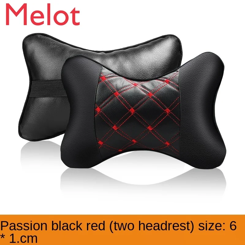 

Car Seat Headrest Neck Pillow Car A Pair of Cervical Spine Car Pillow Lumbar Support Pillow Set Pillow Car Supplies Quality