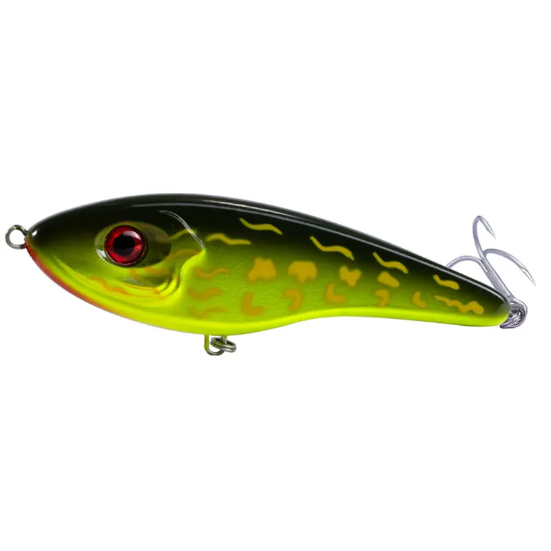 010 Hunthouse Jerkbait Мускусная приманка для ловли щуки, рыбацкие приманки VIB, крючки, медленно тонущие воблеры для щуки, Pesca Leurre jerkbaits - Цвет: 010