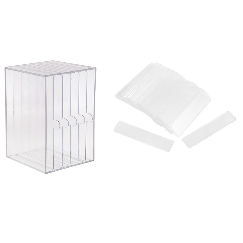 

50 шт. гелевый Блестящий Полировочный держатель для практики демонстрации полоса с искусственным ярким цветом Натяжной стиль коробка для де...