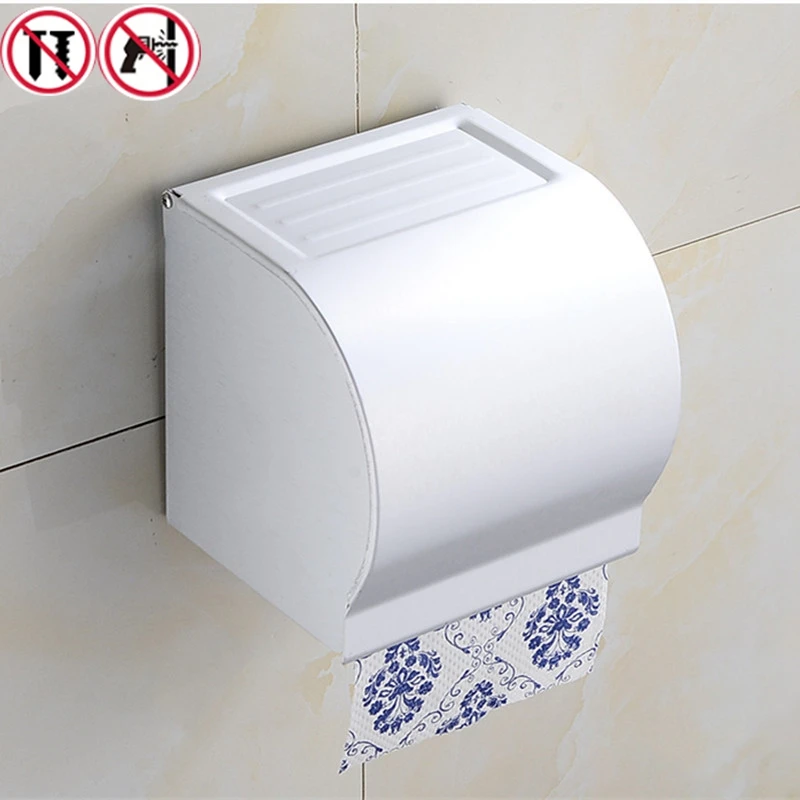 Коробка для салфеток в ванную комнату Бесплатная Пробивка держатель полотенец
