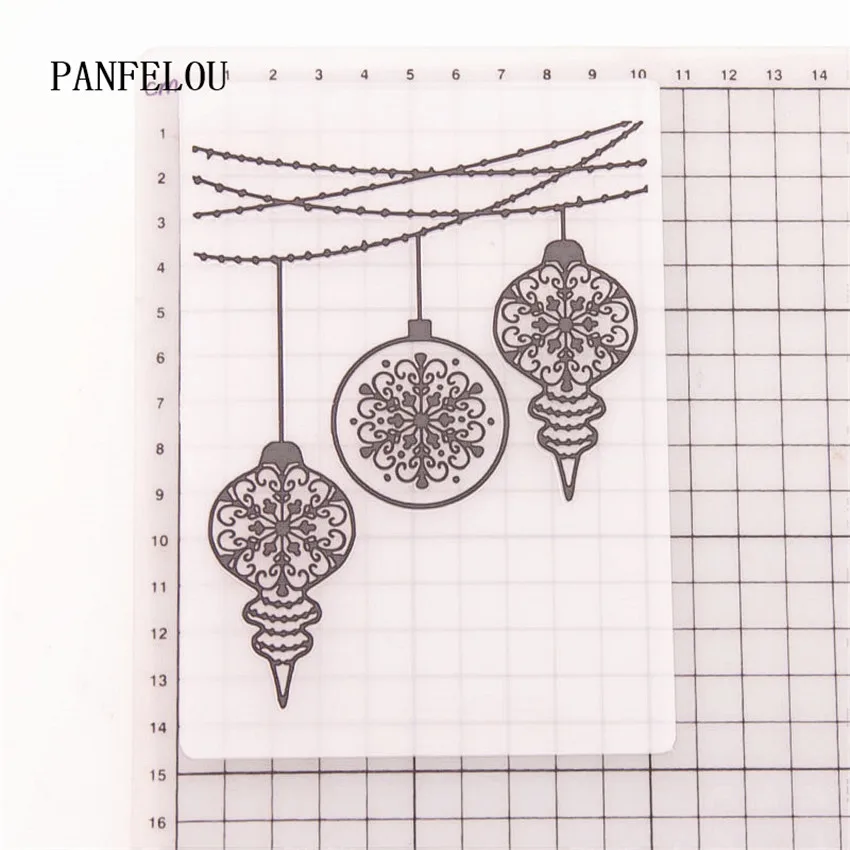 PANFELOU 10 5x14 8 см фонари ленты папки для тиснения пластик скрапбукинга DIY шаблон