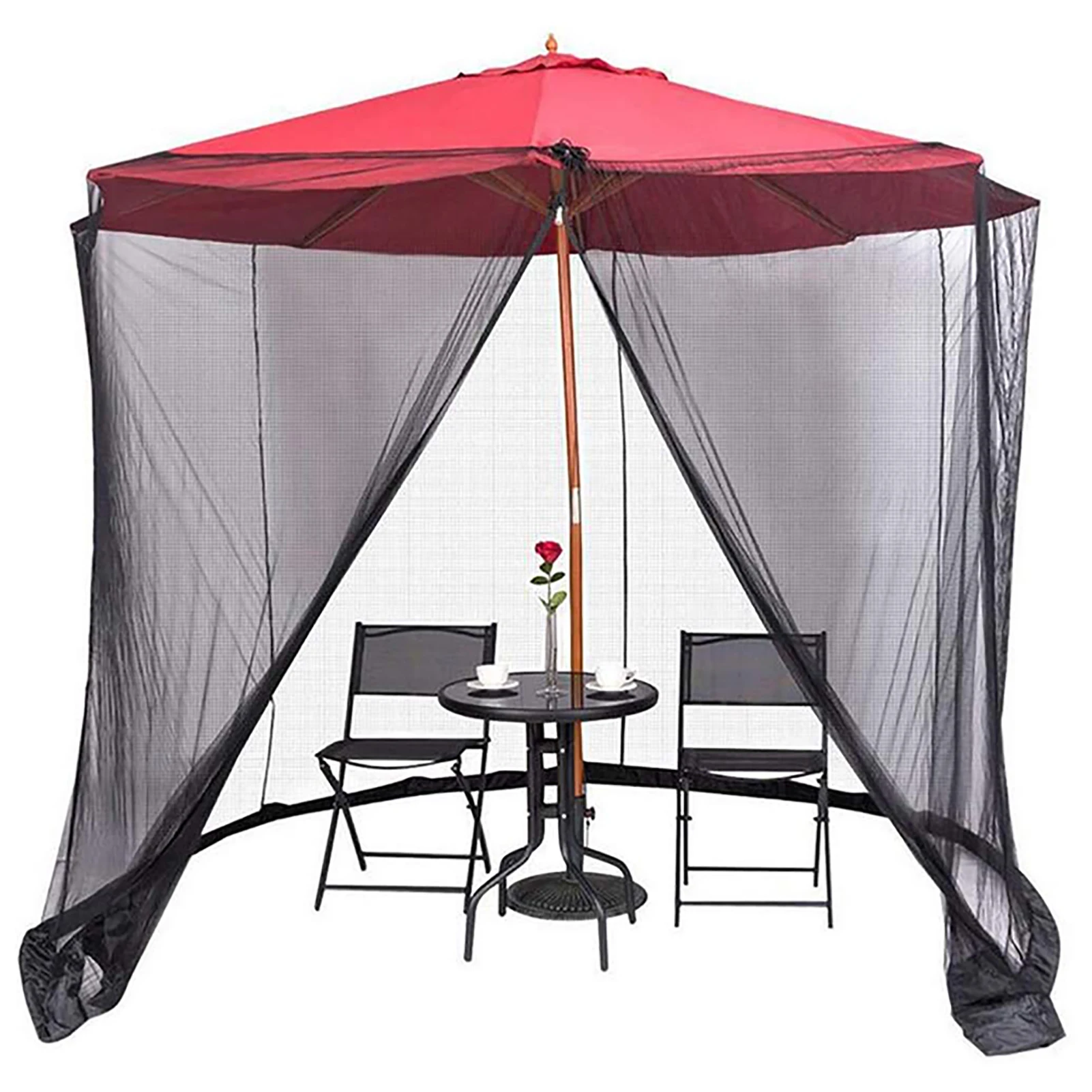 

Outdoor Courtyard Garden Sunshade Canopy Insect-proof Dust Cover Of Outdoor Umbrella Shaped Ventilation Net Cover