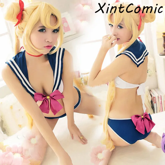 Женский сексуальный костюм Sailor Moon для косплея по аниме детей Tsukino Usagi комплект