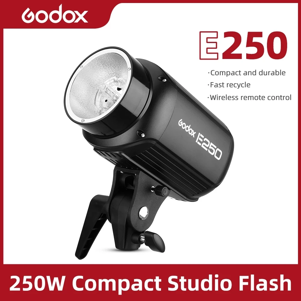 

Godox E250 Fotografia Dello Stroboscopio Dello Studio Photo Flash con controllo senza fili 250 W Studio di Luce porta Per sparar