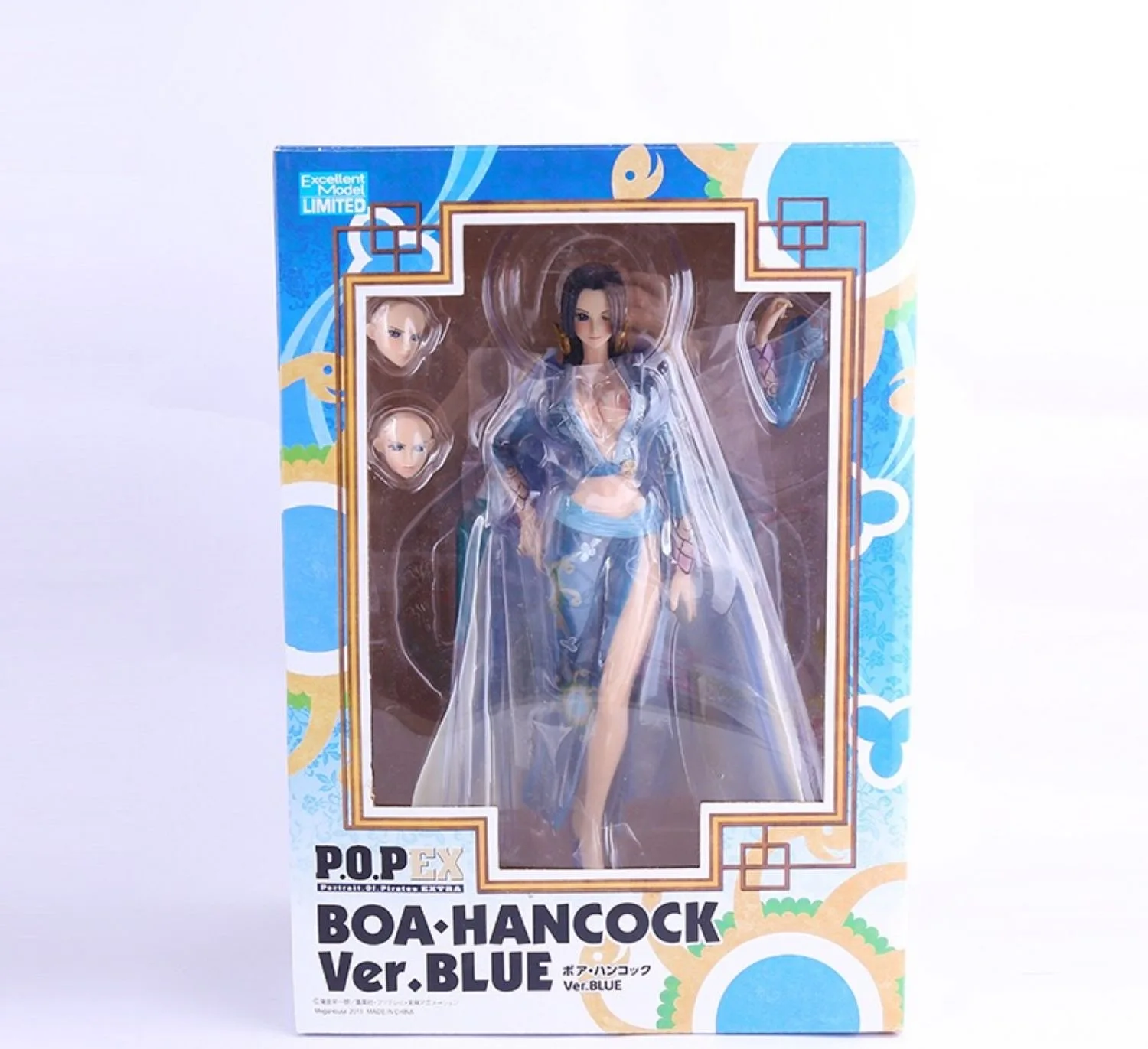 

Anime One Piece Boa Hancock Action Figure PVC Action Figure Toys Dolls Sexy Red Blue Expressions Assemble Model Toy Gifts