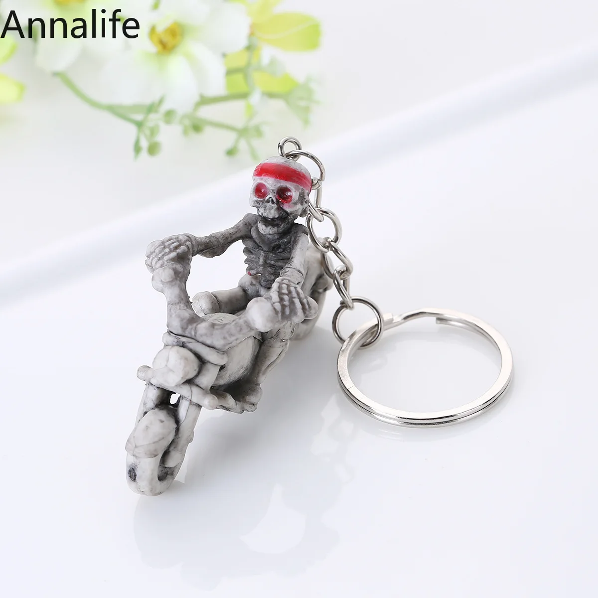 2019 модный креативный брелок для ключей с резиновыми черепами|Брелоки| |