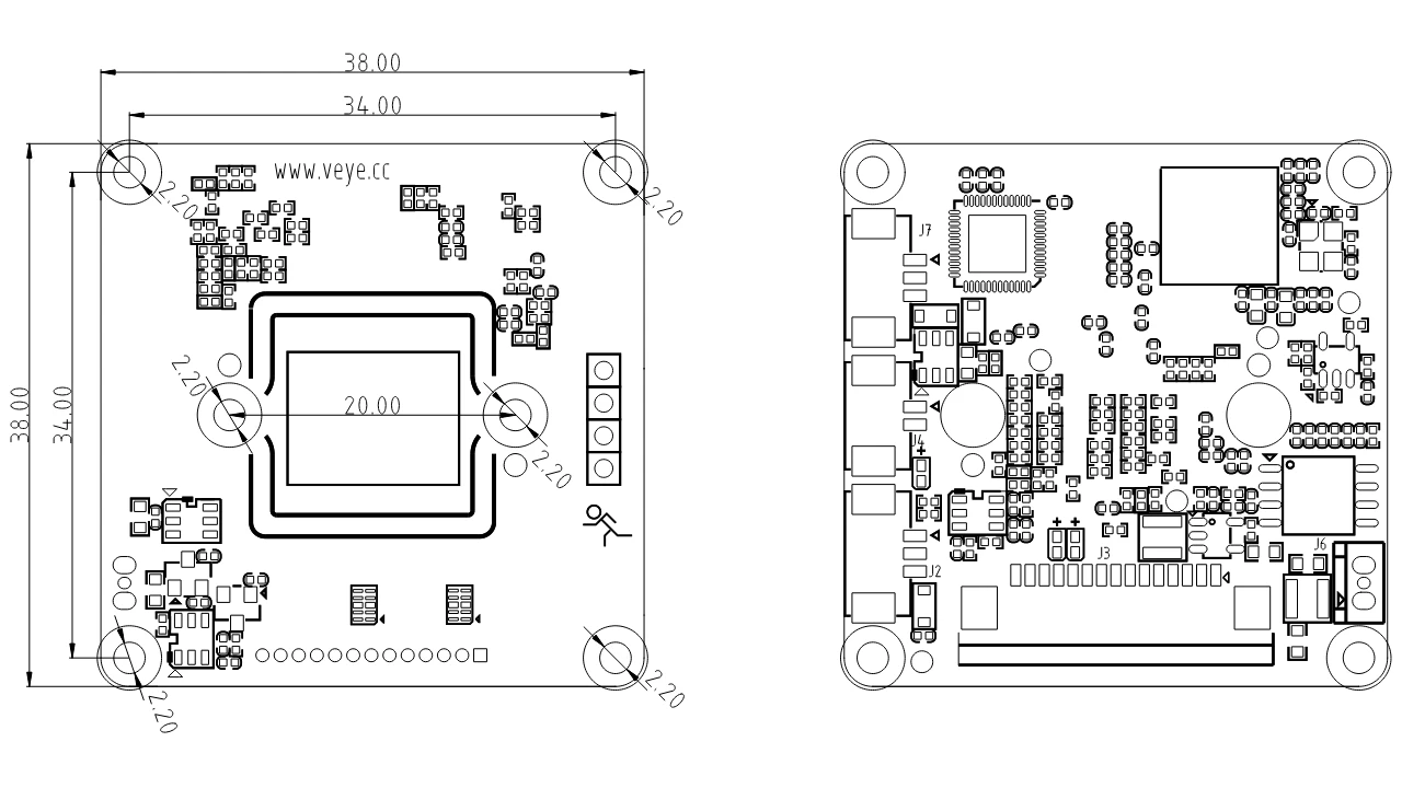 Фонарь для Raspberry Pi и Jetson Nano xaviпряx IMX327 MIPI фонарь 2 МП звезсветильник свет ISP модуль