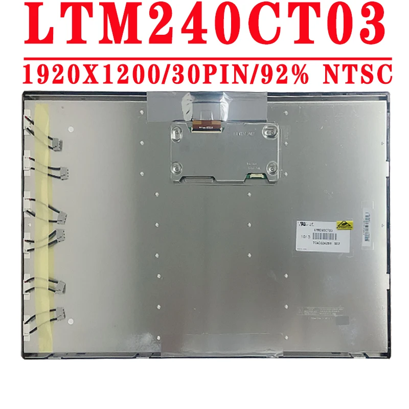 LTM240CT03 LTM240CT01 новый оригинальный 24,0 дюймовый 1920x1200TN LVDS 30pin 92% NTSC или 100% sRGB 400 cd/м² 60 Гц 1000:1 ЖК-экран