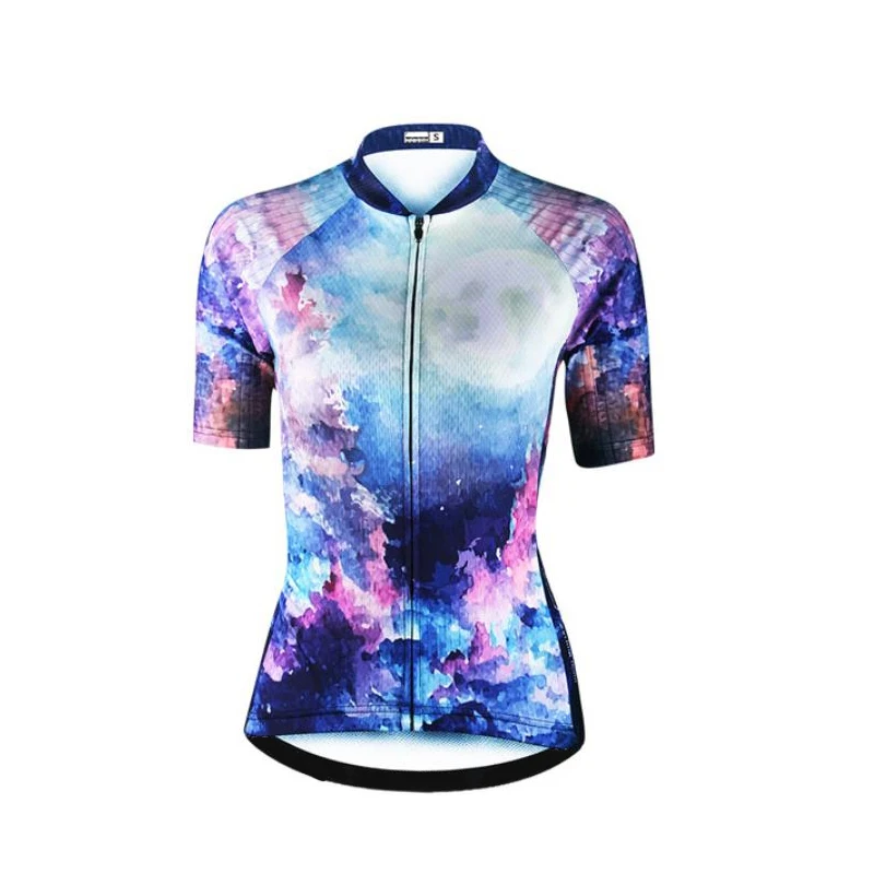 Женская футболка с коротким рукавом для езды на велосипеде летняя и горных