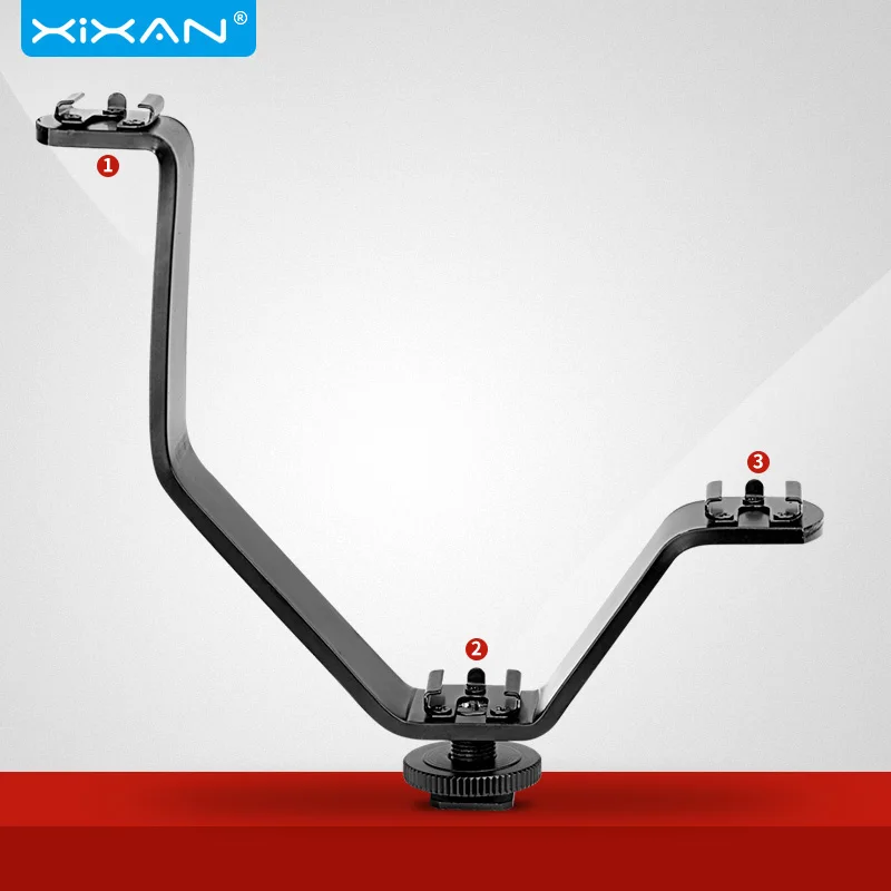 Многофункциональный держатель для микрофона 3 в 1 с v образным креплением камеры