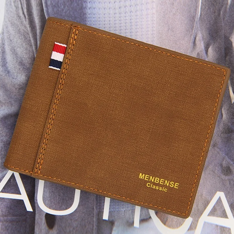 

Fashion Men Small Money Purses Wallets PU Leather Zipper Wallet With Zipper Pocket Big Capacity Card Holder Coin Bag Wholesale