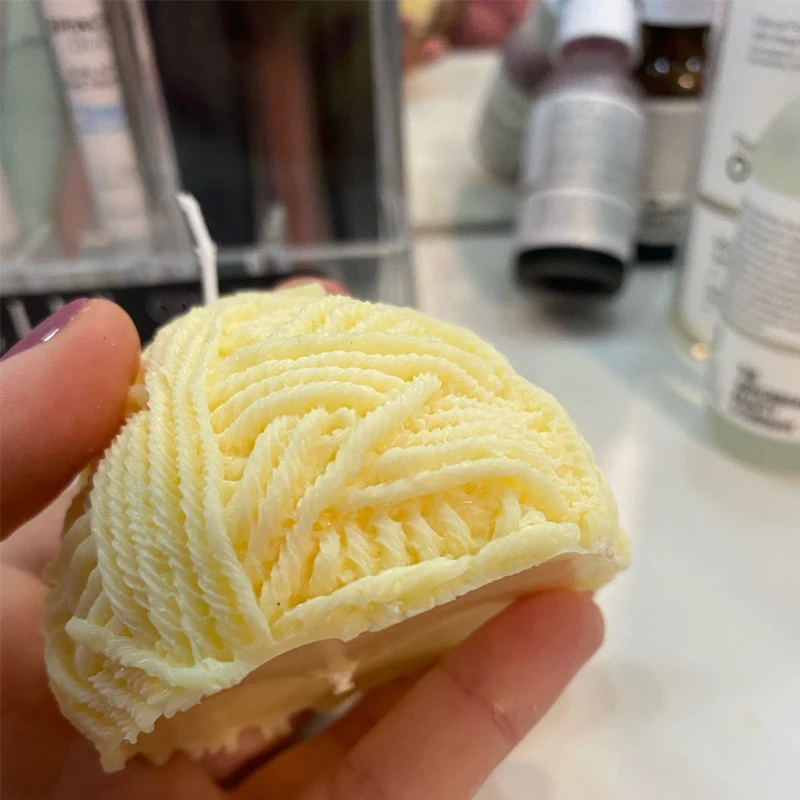 3D Вязание шерсть формы для свеч DIY ароматический гипс делает свечку мыльный