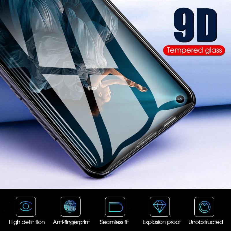 Защитное стекло закаленное 9D для Huawei Honor 20 Pro/8X/8S/10i/20i/V20 View/20/10/9 Lite | Мобильные