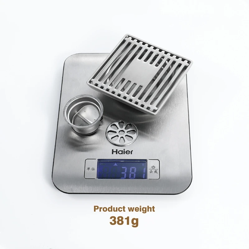 Линейный слив из нержавеющей стали 304 10 х10 см с защитой от запаха | Строительство и