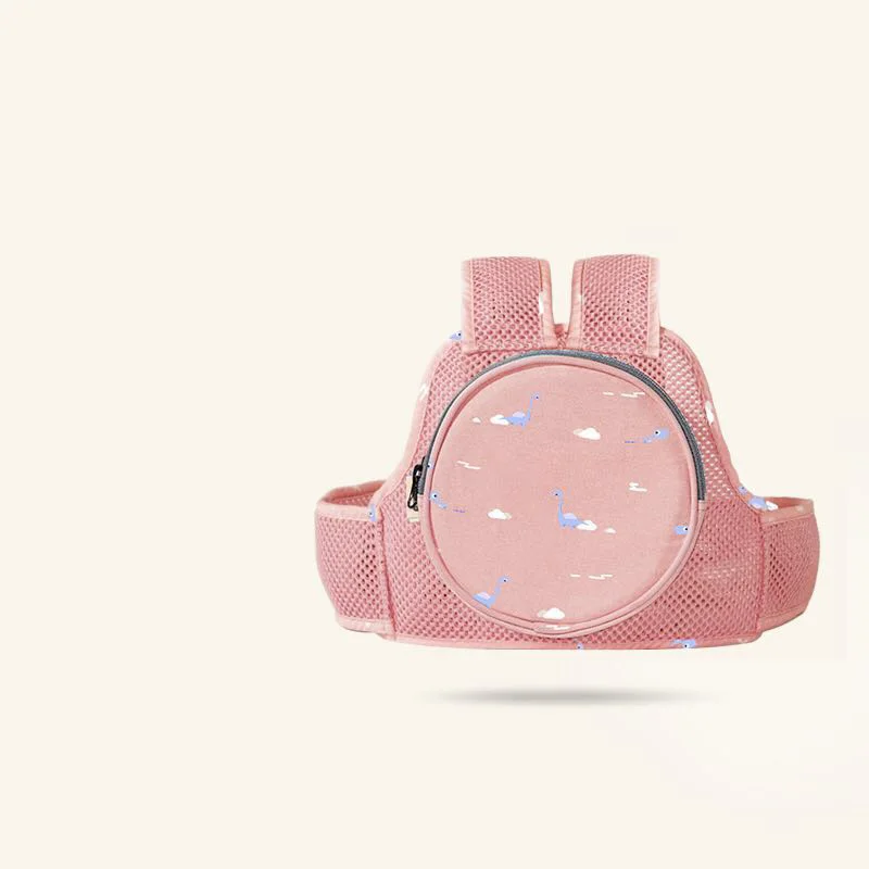 Breathable mesh pink Детская безопасность, мотоциклетный ремень безопасности, защита для спины, отражающий жилет, регулируемый ремень для детей, безопасный ремень для автомобиля - Color: Breathable mesh pink