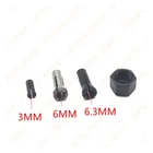 Колпачок железного патрона, сменная гайка для Makita GD0600, 906, 763620-8, 3 мм, 6 мм, 763627-4, GD0603, GD0601, аксессуары для электроинструмента
