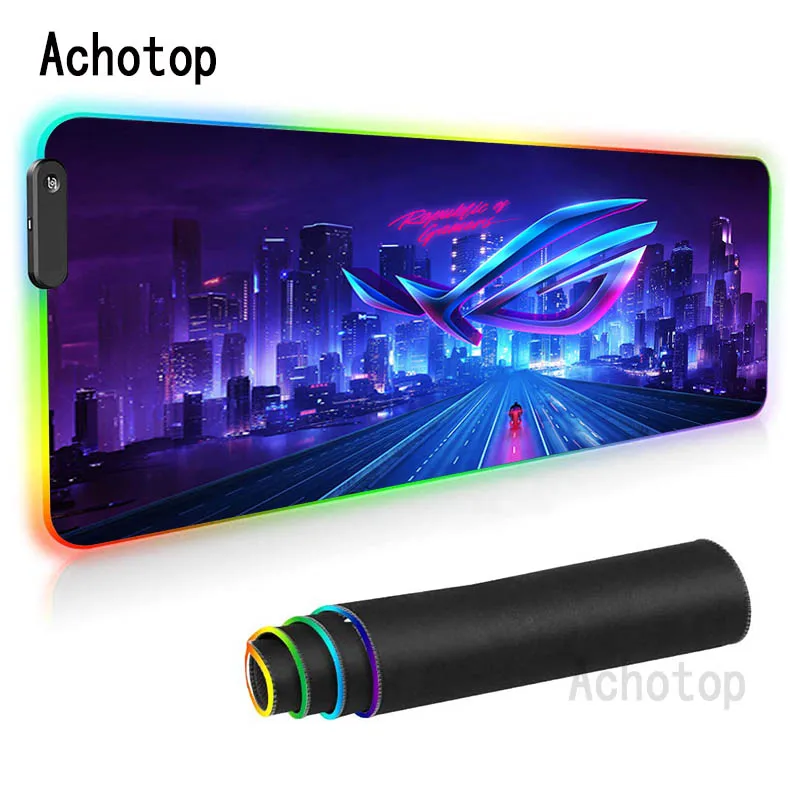 RGB коврик для мыши ASUS Rog Deco игровой со светодиодной подсветкой украшение геймеров