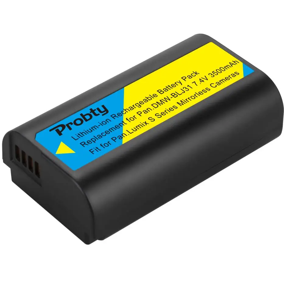 1 Pc Battery PROBTY DMW-BLJ31 DMW BLJ31 батарея+ lcd USB двойное зарядное устройство для Panasonic LUMIX S1, S1R, S1H, LUMIX S серии беззеркальных камер - Цвет: 1 Pc Battery