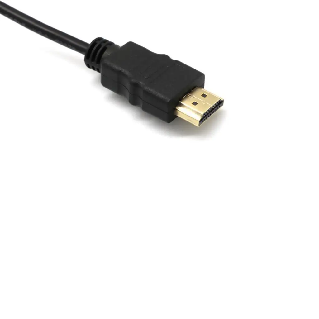 HDTV HDMI золотистый штекер для VGA HD 15 мужской контактный адаптер кабель 3 фута 1080P