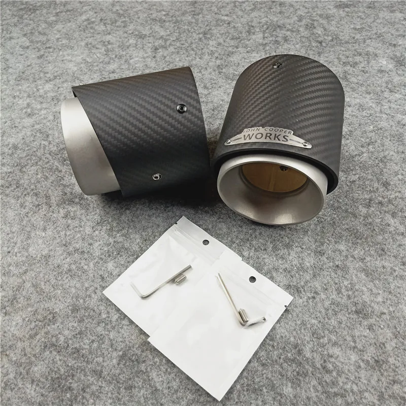 Задний диффузор выхлопная труба для MINI R55 R56 R60 F54 F55 F56 Cooper S матовая нержавеющая