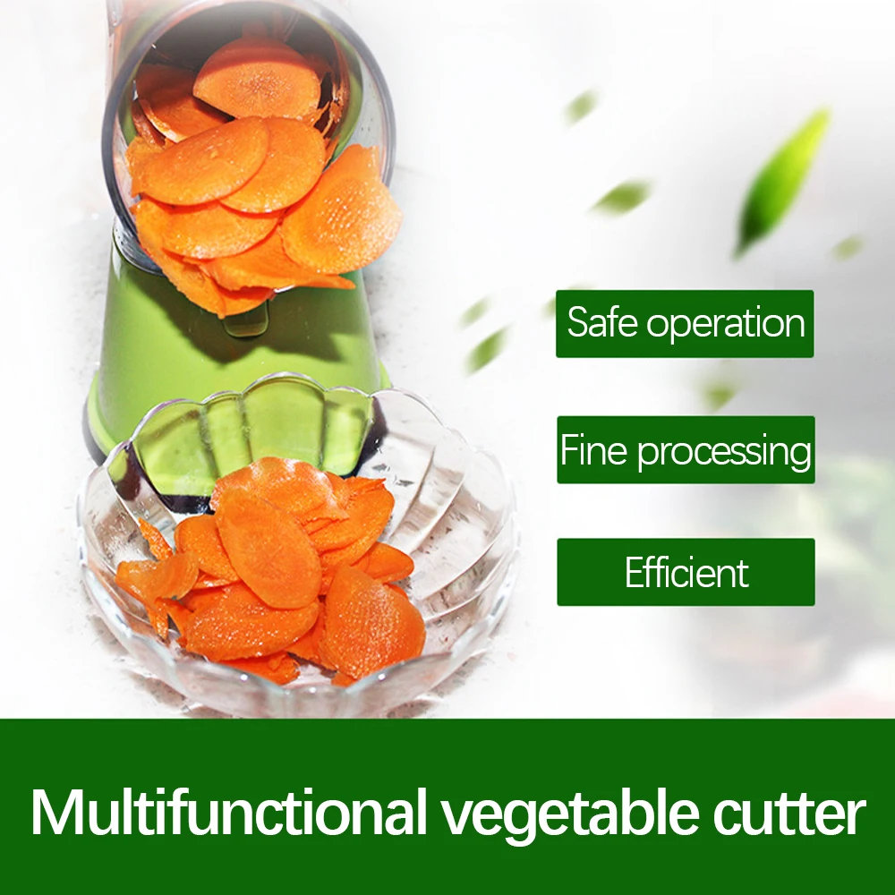 

Manual Vegetable Cutter Slicer Kitchen Accessories Multifunctional Round Mandoline Slicer Potato Cheese Kitchen Gadgets Cocina