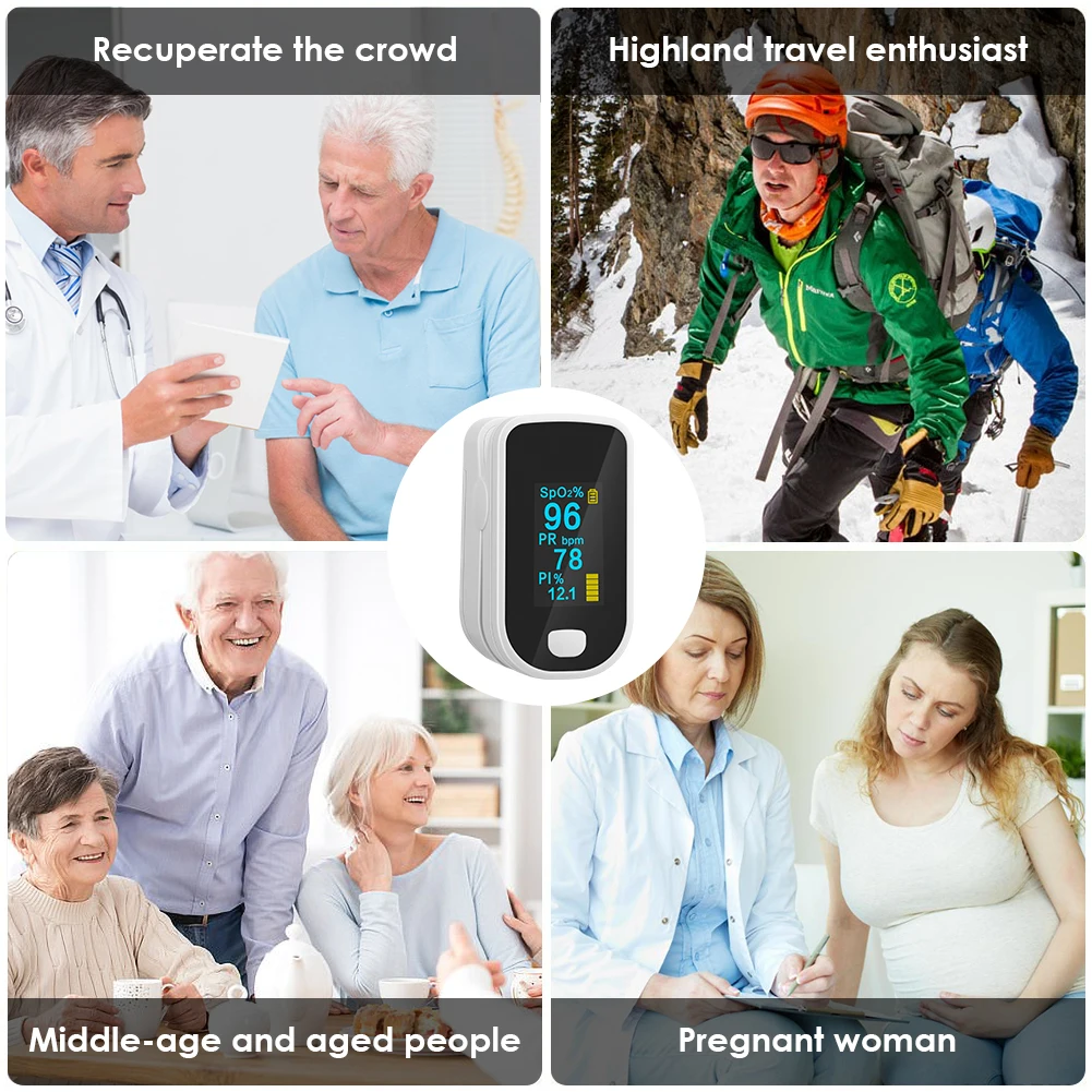 Oximeter Low Battery Voltage Indication Measuring Spo2 And Heart Rate Blood Oxygen Saturation | Красота и здоровье