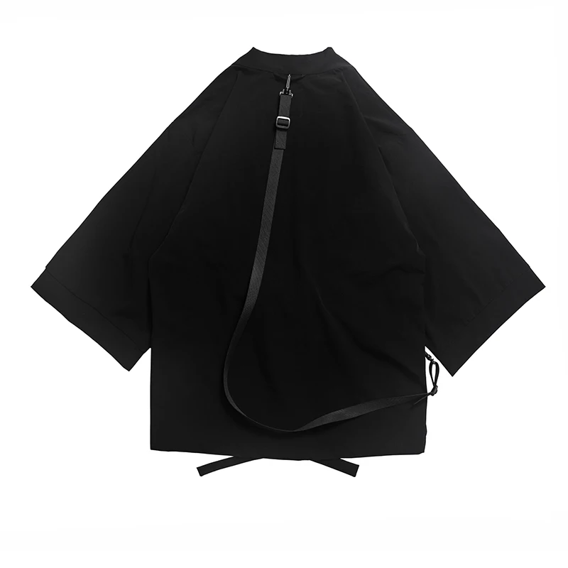 Кимоно-куртка с двумя карманами теквир одежда techwear noragi whrs ninjawear darkwear в японском
