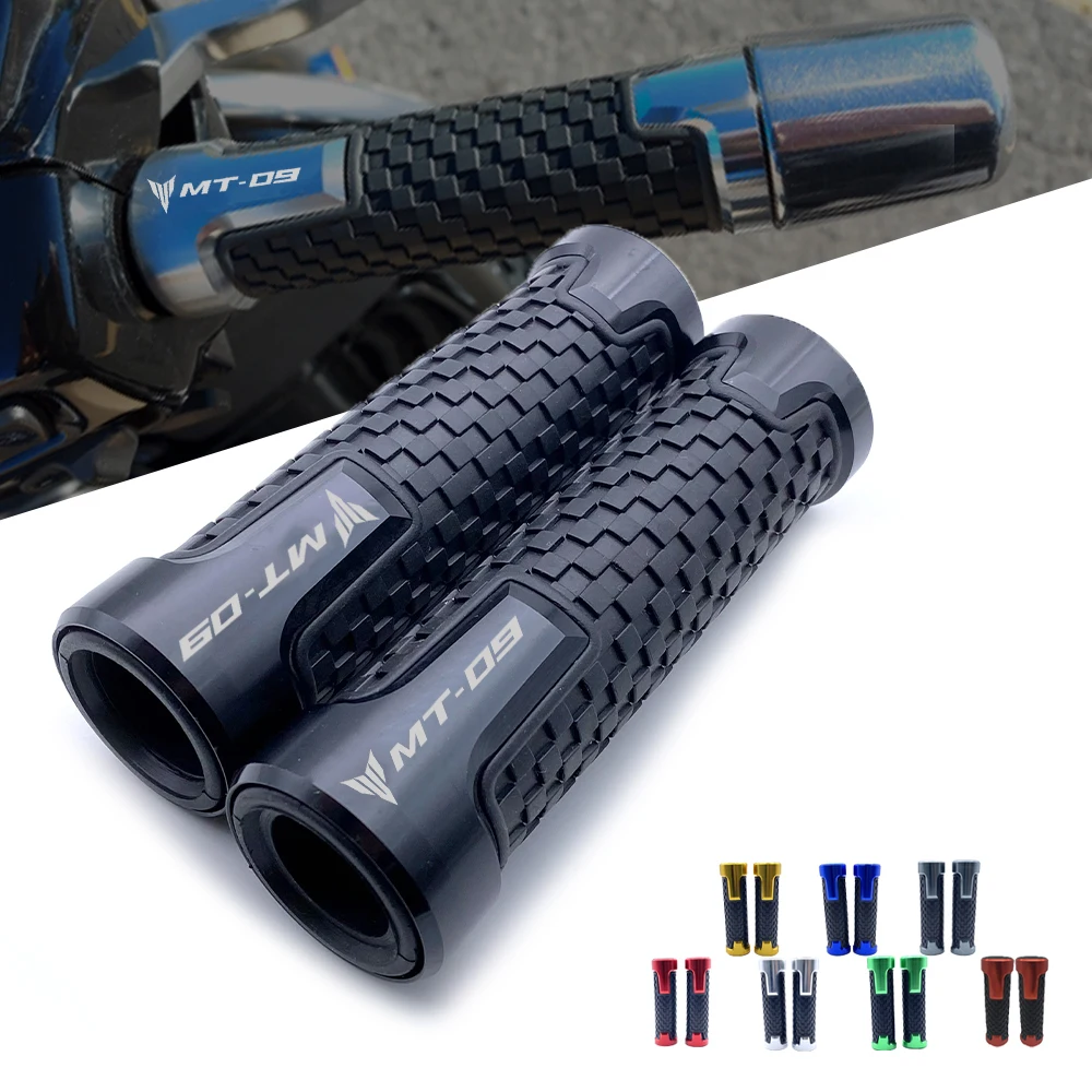 

REALZION MT09 Motorcycle Handlebar Grips Hand Bar Handle Girp For Yamaha MT-09 MT 09 2014-2021 2020 2019 2018 2017 2016 2015
