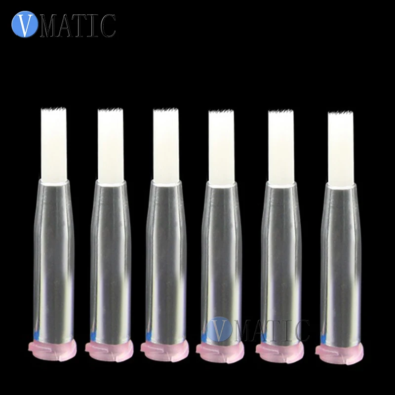 

Free Shipping 20G High Quality Double Screw Thread Needles EFD Soft Brush Needle Round Mouth Dia 4mm Brush Needle