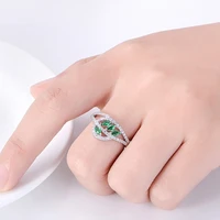 beiver silver color oval rings for women jewelry wedding crystal zircon anel engagement anillos statement ring jewelry gifts