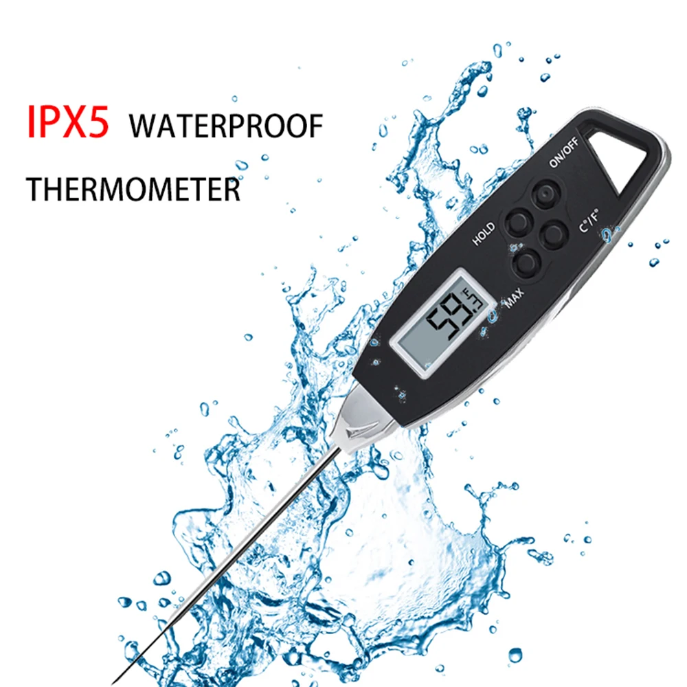 Цифровой пищевой термометр с подсветкой мгновенное считывание для мяса барбекю