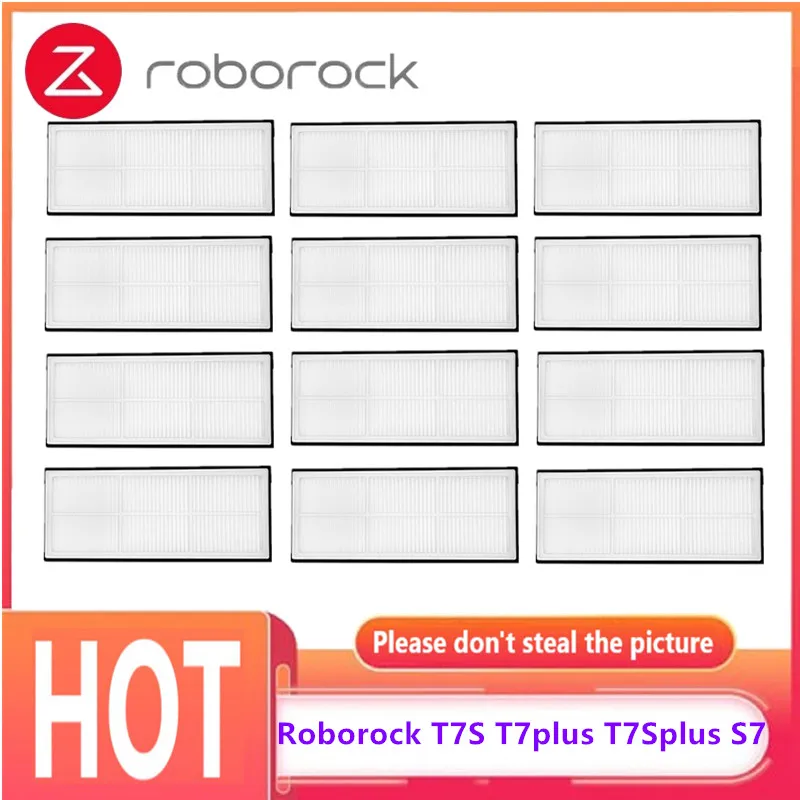 Promotion!Filter Roborock T7S S7 S7MAX S7MAXV S70 S75 Robot Vacuum-Mop Essential Cleaner Accessorie |