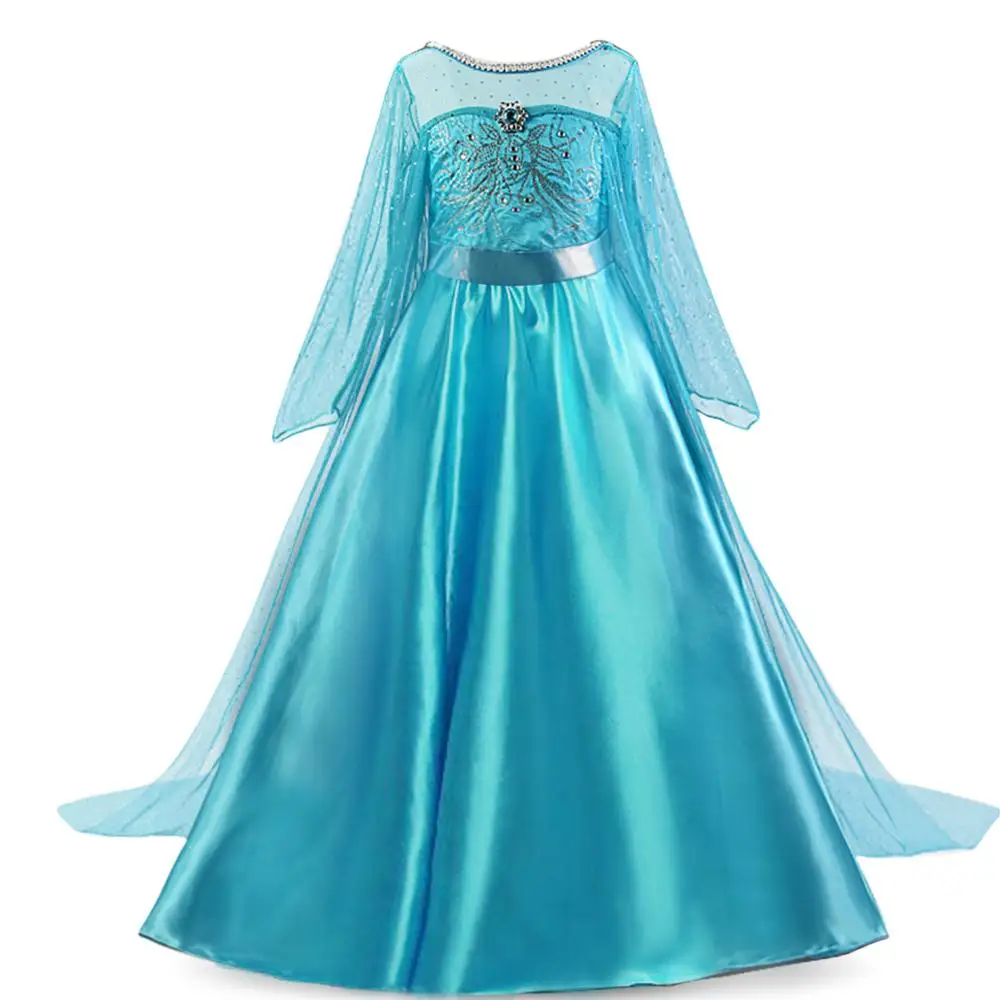 Princess Dress Girl Birthday Evening Party Halloween Costume Girls Children Christmas 4 5 6 7 8 9 10 Year | Детская одежда и обувь