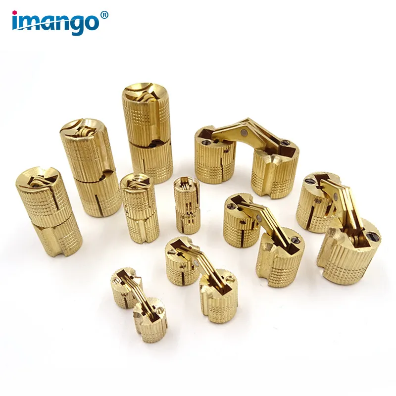 1 шт. медные прямые петли ведра темные цилиндрические мелкие скрытое ведро шкаф