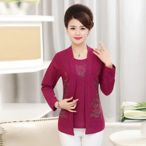 Имитация двух частей футболка с длинными рукавами весна осень новая одежда для