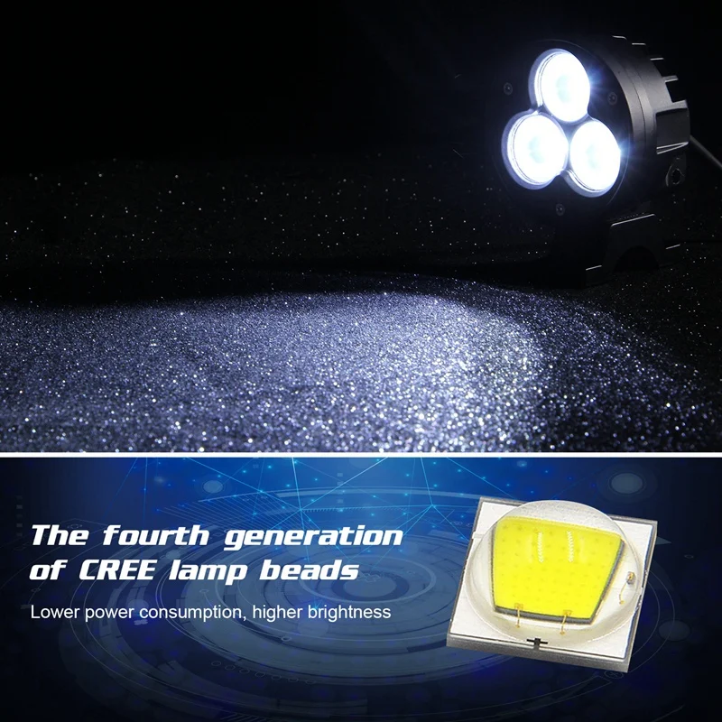 

EAGLEVISION 3Inch 60W LED Headlights Lights, Driving Lights Fog Lights Work Light For Car Motorcycle Trucks ATV SUV Boat