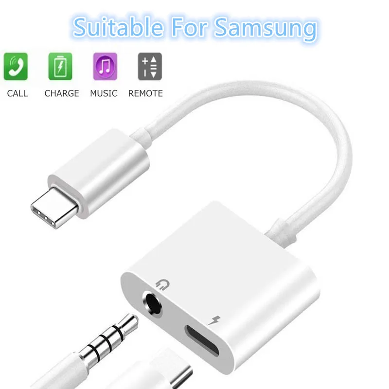 Адаптер для Samsung Note 20/10/S10/S20 Plus Ultra/S10e/Note 8/A50/A70 3 5 мм|Переходники и адаптеры| |