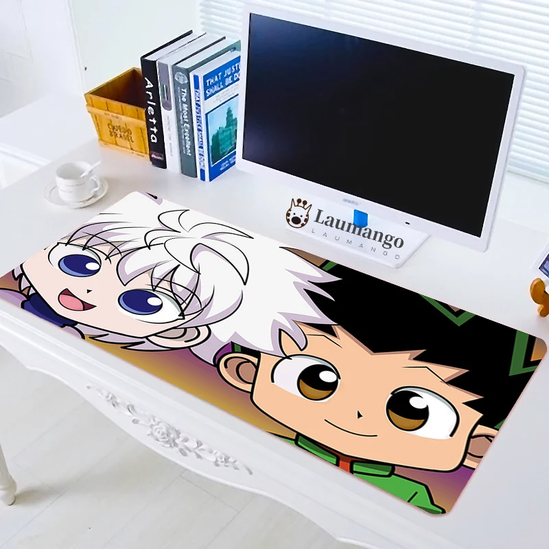 

Hot sale Keyboard Desk Mat Customed Big Originality Mouse Mat HD hunter-x-hunter Printed Large Size Gaming Mouse Pad 40x90x2cm