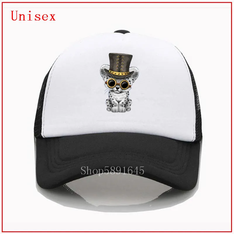 Женские солнцезащитные козырьки в стиле стимпанк с изображением снежной